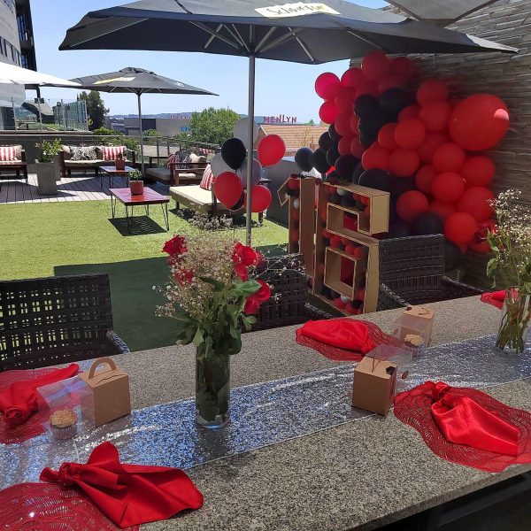 Sweet 16 venue set-up