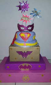 Superhero cake
